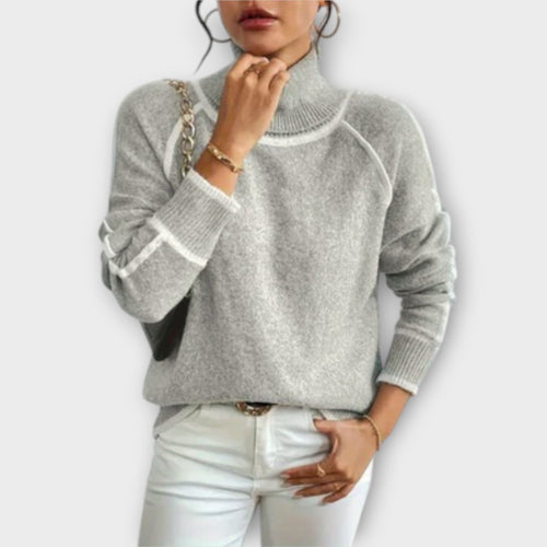 Aurora - Casual Turtleneck Jumper
