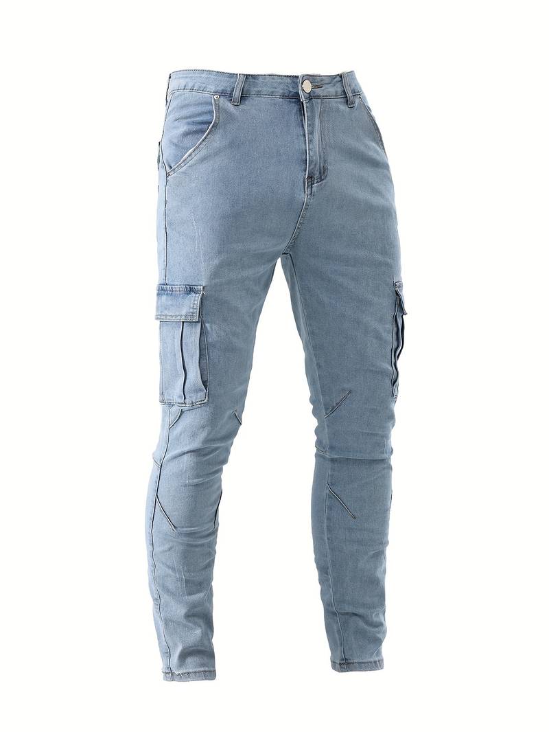 Heren cargo slim jeans