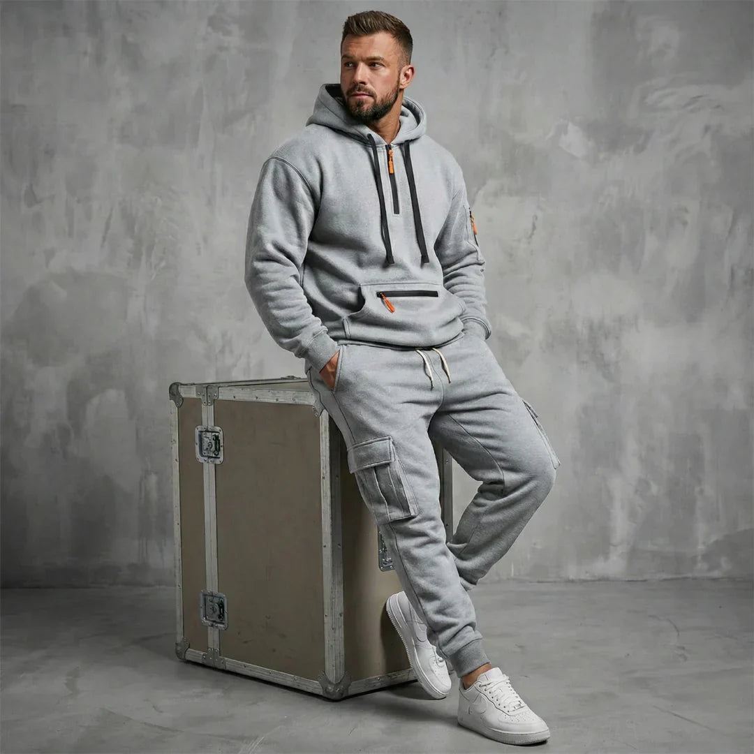 Thermisch hoodie- en joggingensemble voor heren