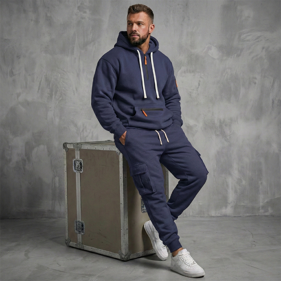 Thermisch hoodie- en joggingensemble voor heren