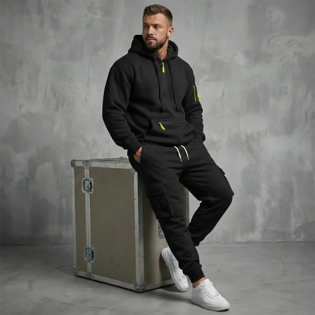 Thermisch hoodie- en joggingensemble voor heren