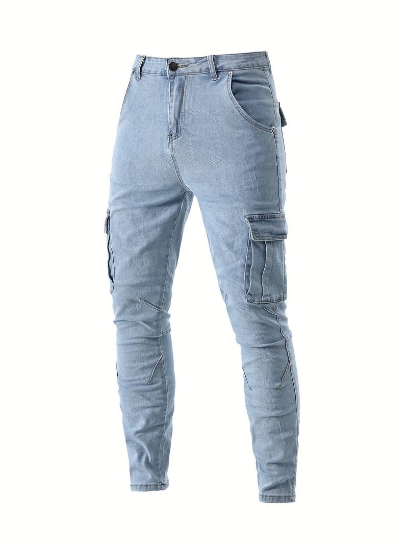 Heren cargo slim jeans