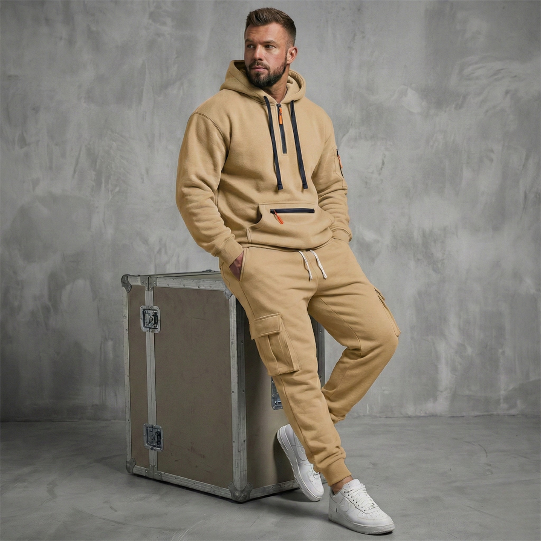 Thermisch hoodie- en joggingensemble voor heren