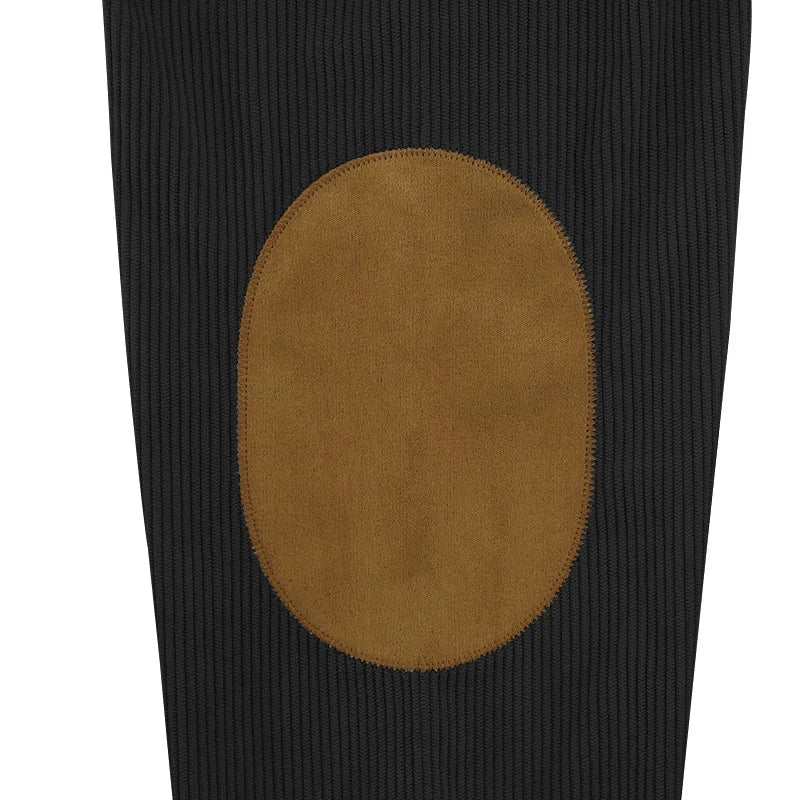 Sweatshirt van corduroy met kleurblokken voor heren