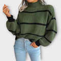 Chavala - Striped Turtleneck Jumper
