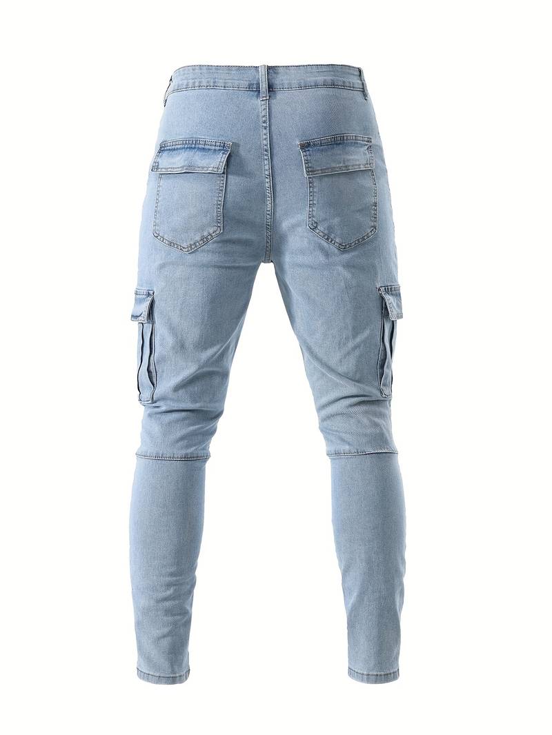 Heren cargo slim jeans