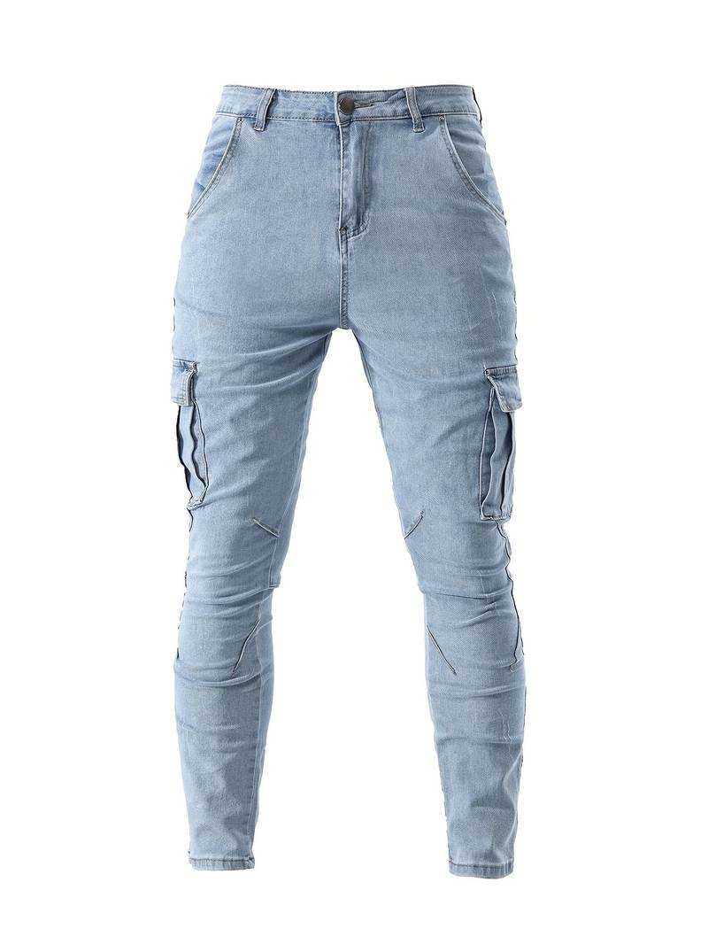 Heren cargo slim jeans