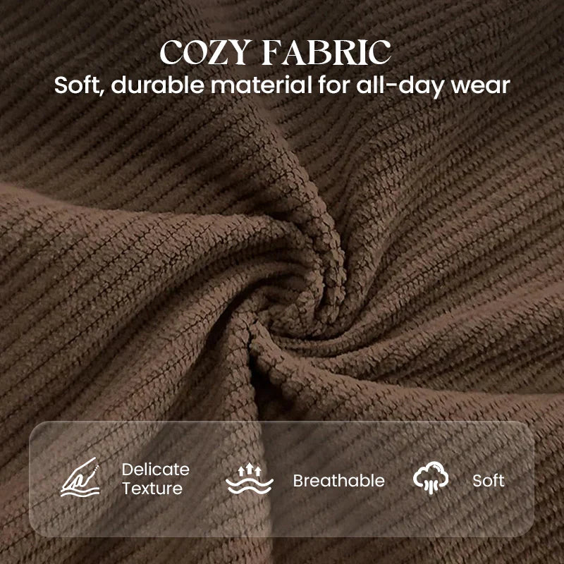 Zijdezachte broek met koord en zakken voor heren